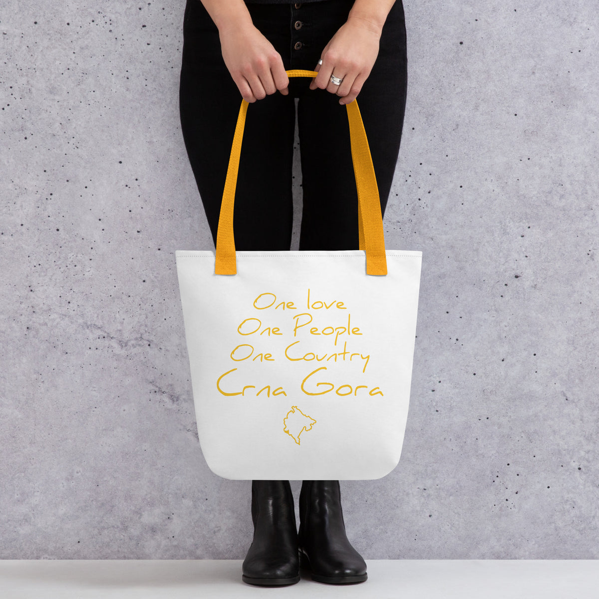 One love Crna Gora Tote bag