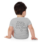 One love Crna Gora Baby short sleeve one piece