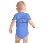 One love Crna Gora Baby short sleeve one piece