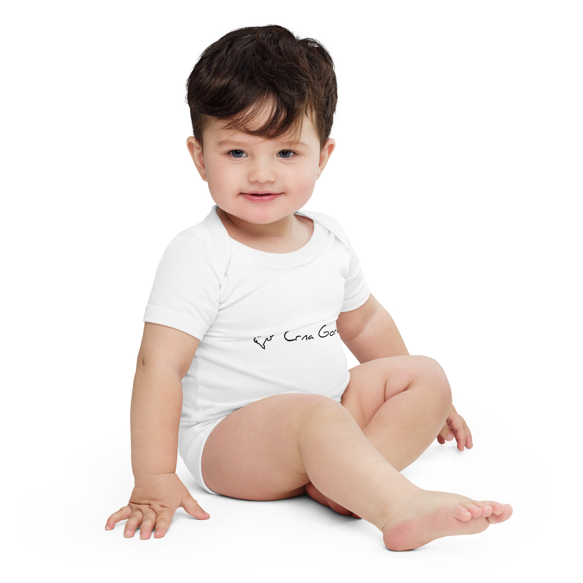 One love Crna Gora Baby short sleeve one piece