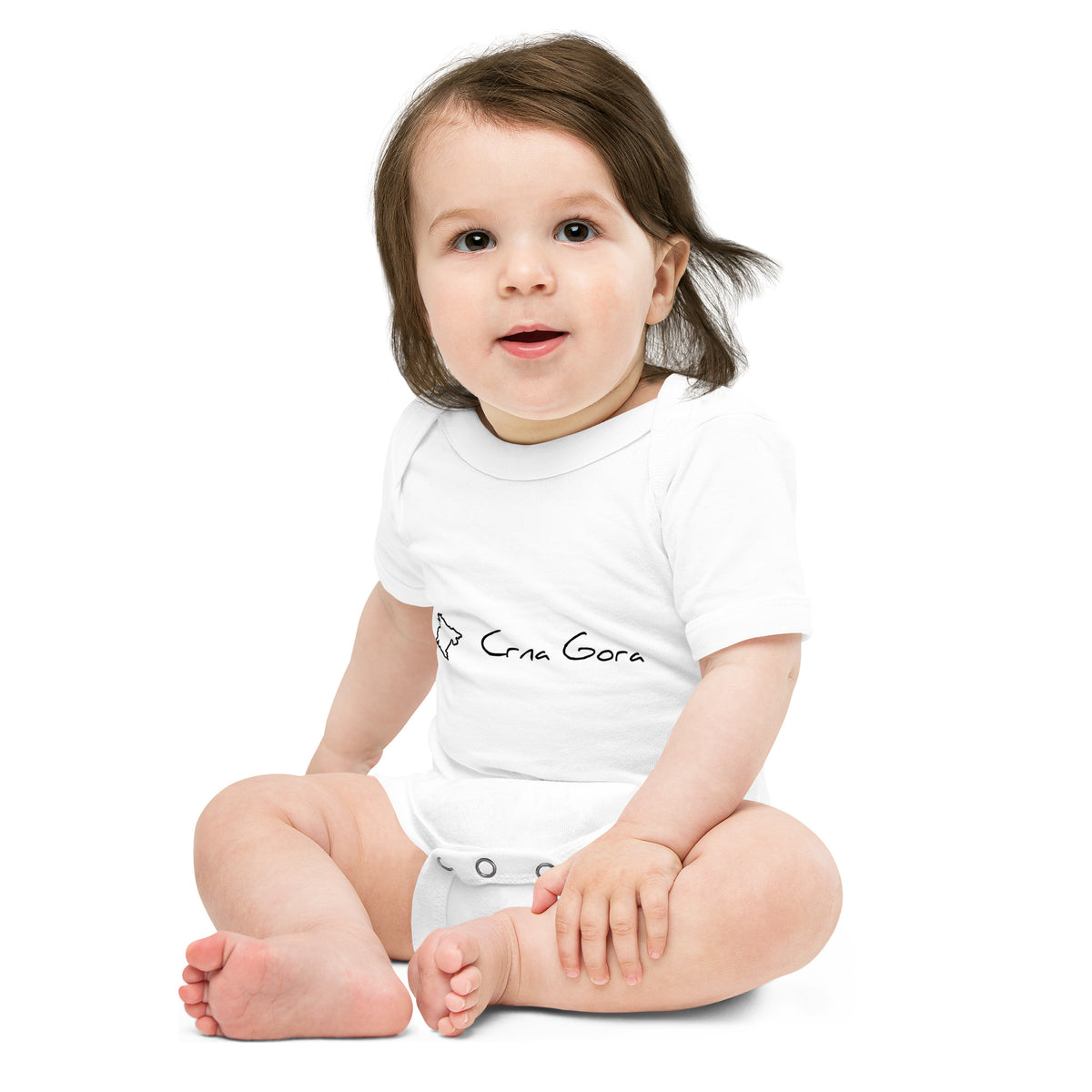 One love Crna Gora Baby short sleeve one piece