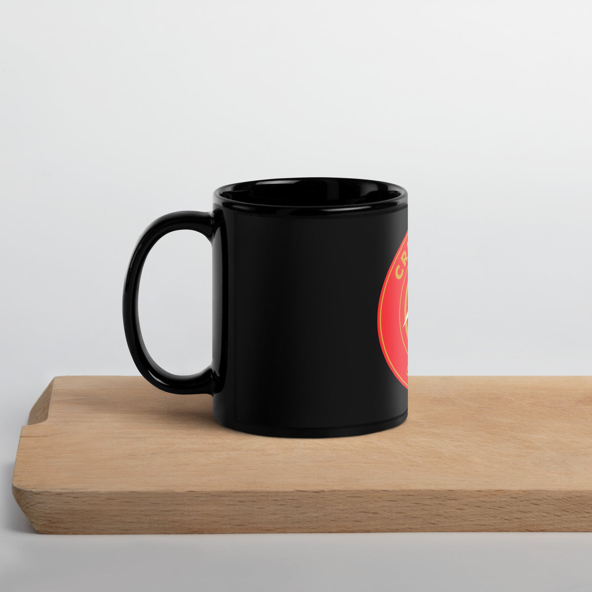 Black/Red CG Glossy Mug