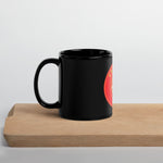 Black/Red CG Glossy Mug