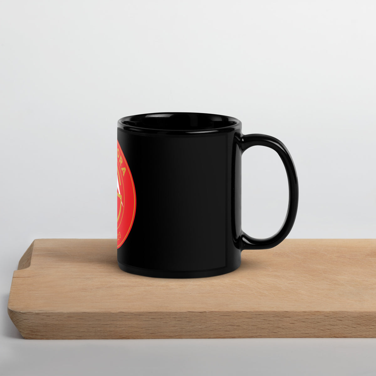 Black/Red CG Glossy Mug