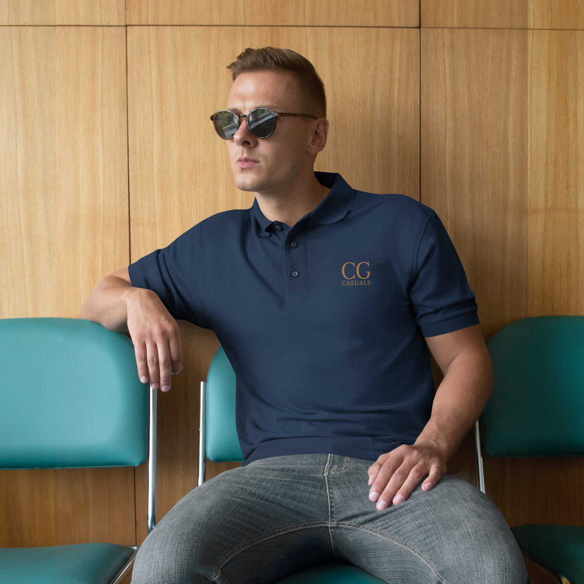 CG casuals Men's Premium Polo