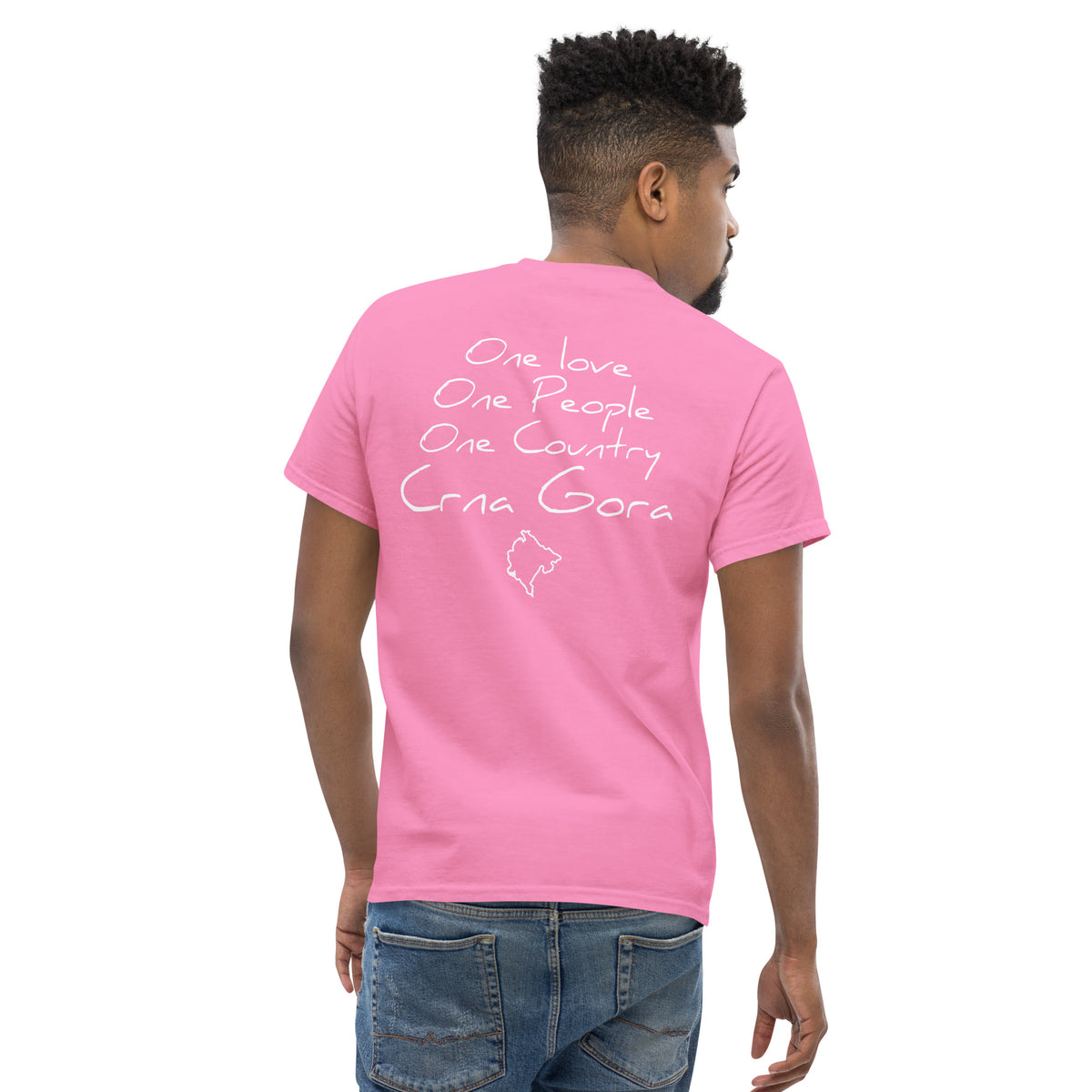 One love Crna Gora classic tee