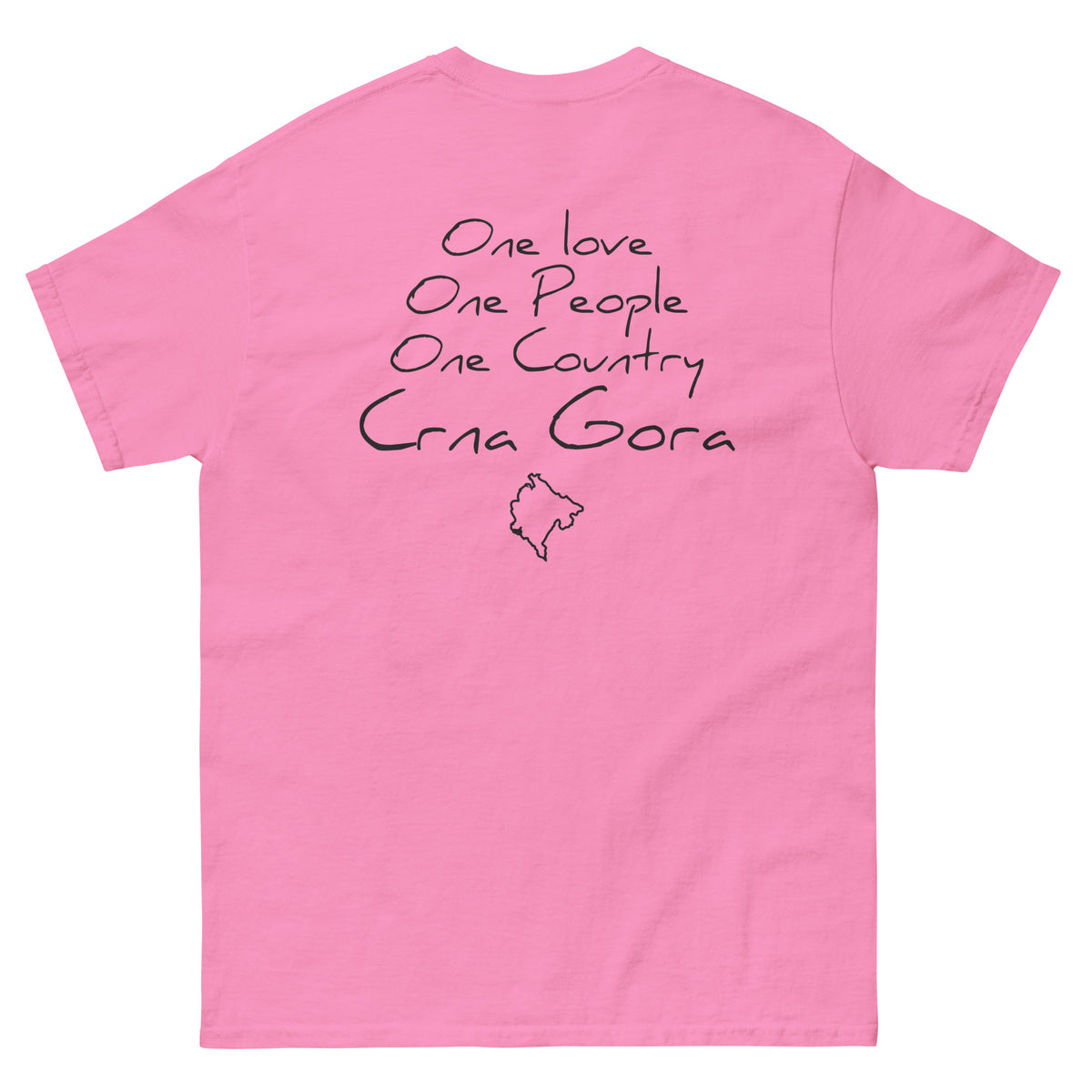 One love Crna Gora classic tee