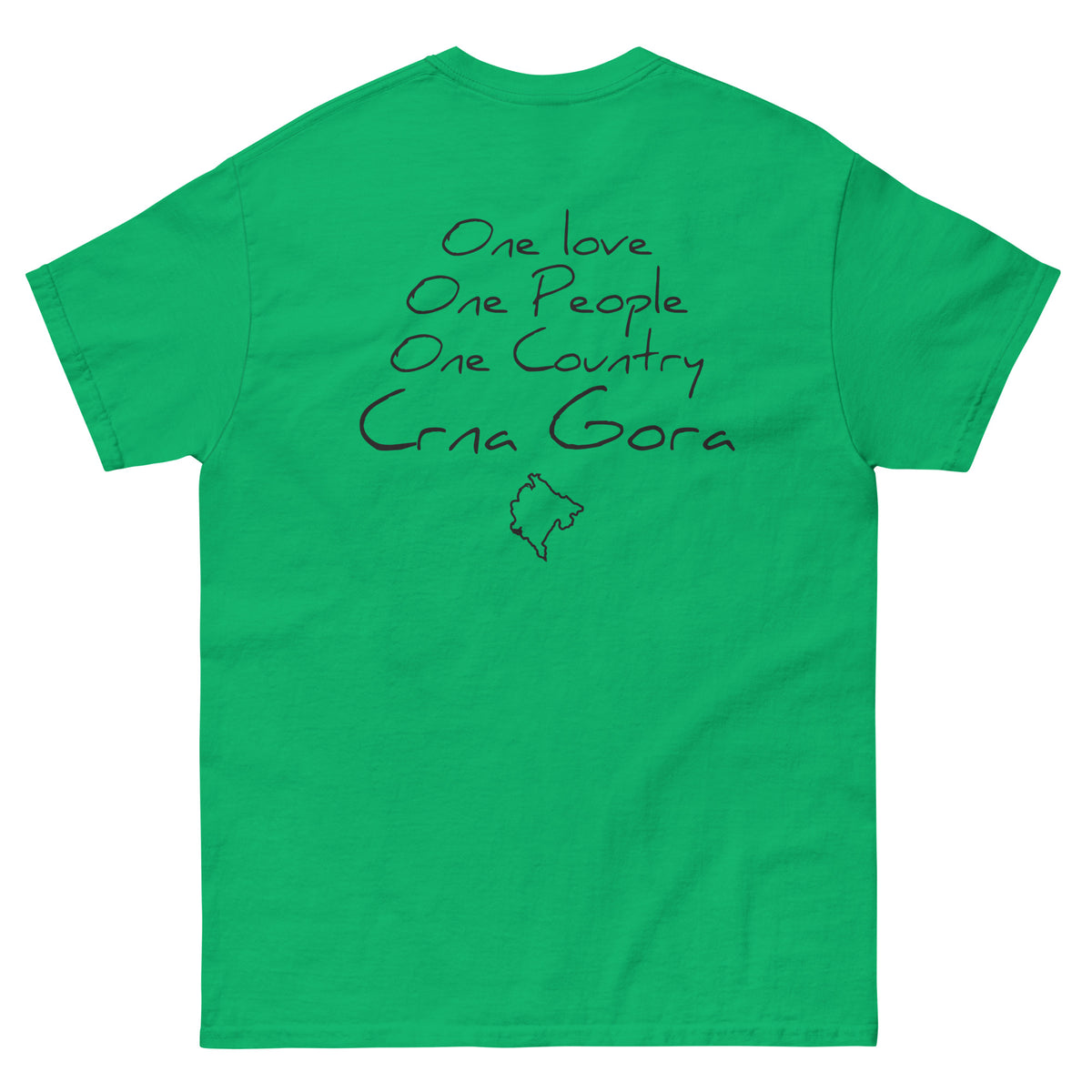 One love Crna Gora classic tee