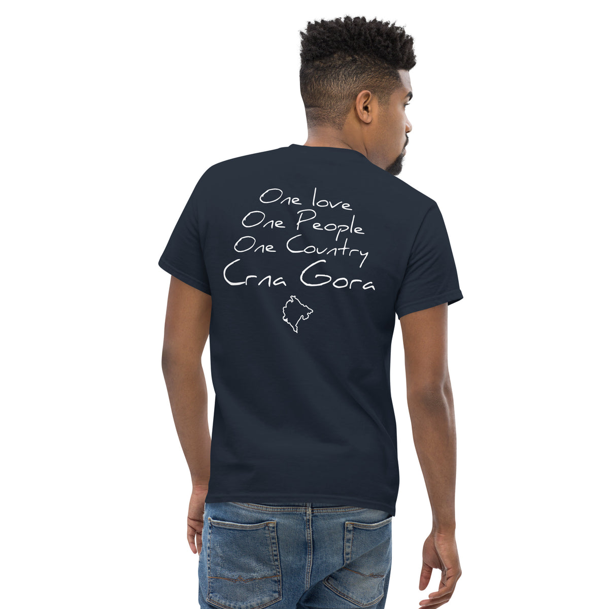 One love Crna Gora classic tee