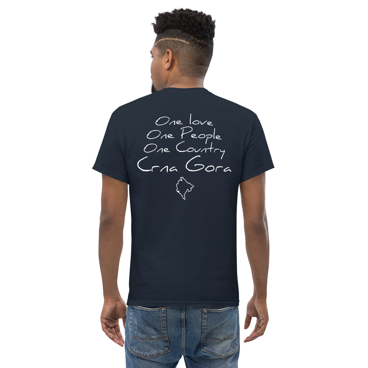 One love Crna Gora classic tee