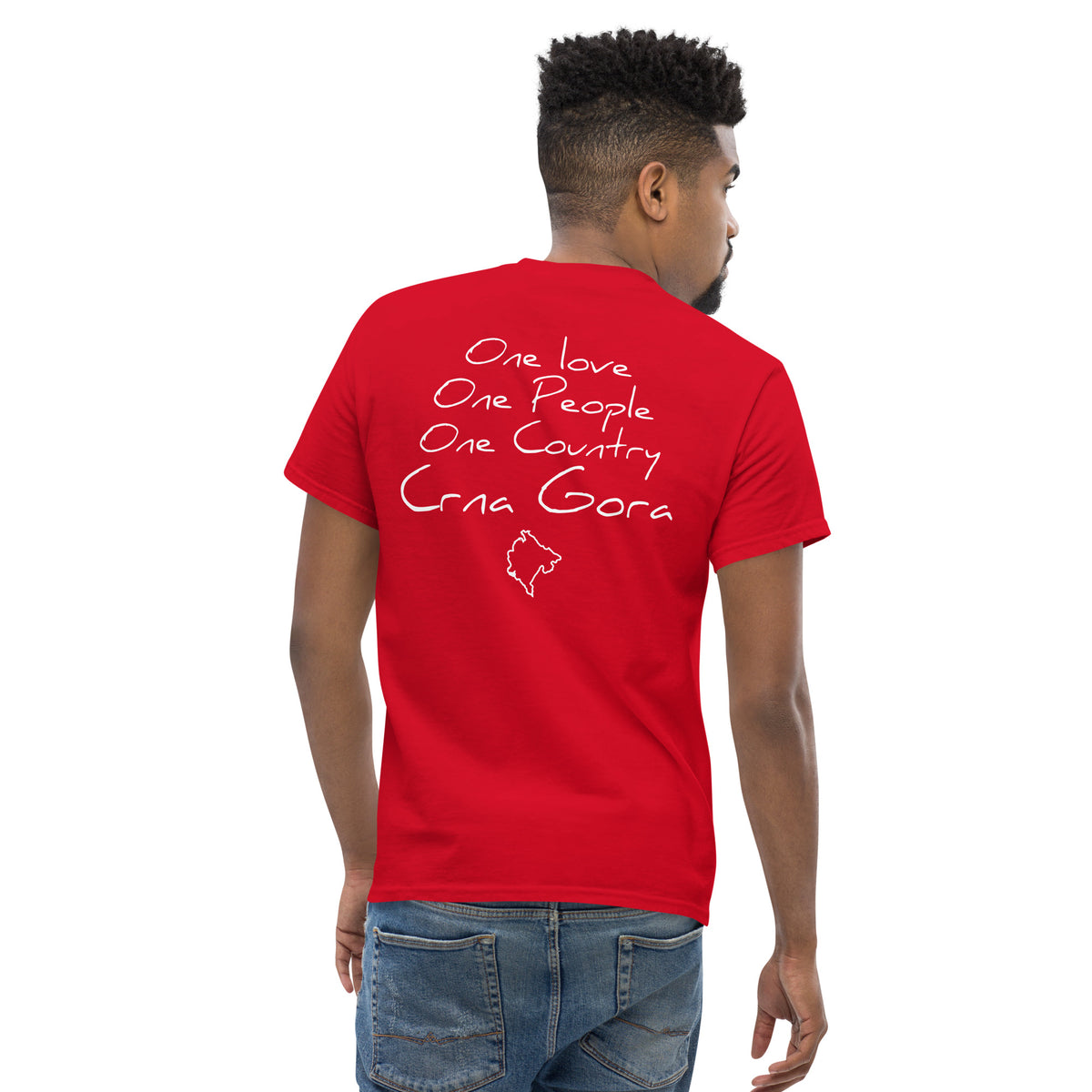 One love Crna Gora classic tee