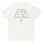 One love Crna Gora classic tee