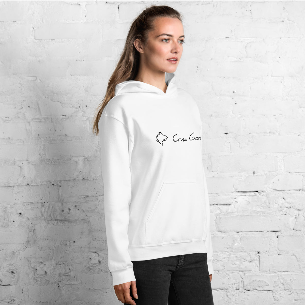 One love Crna Gora Hoodie