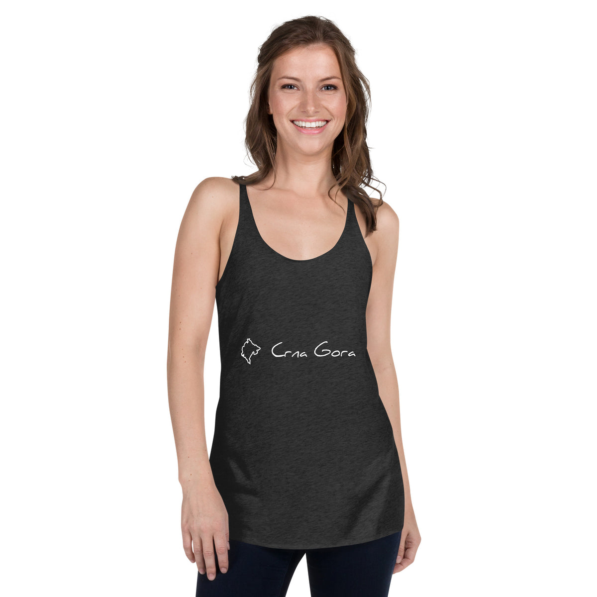 One love Crna Gora Women's Racerback Tank