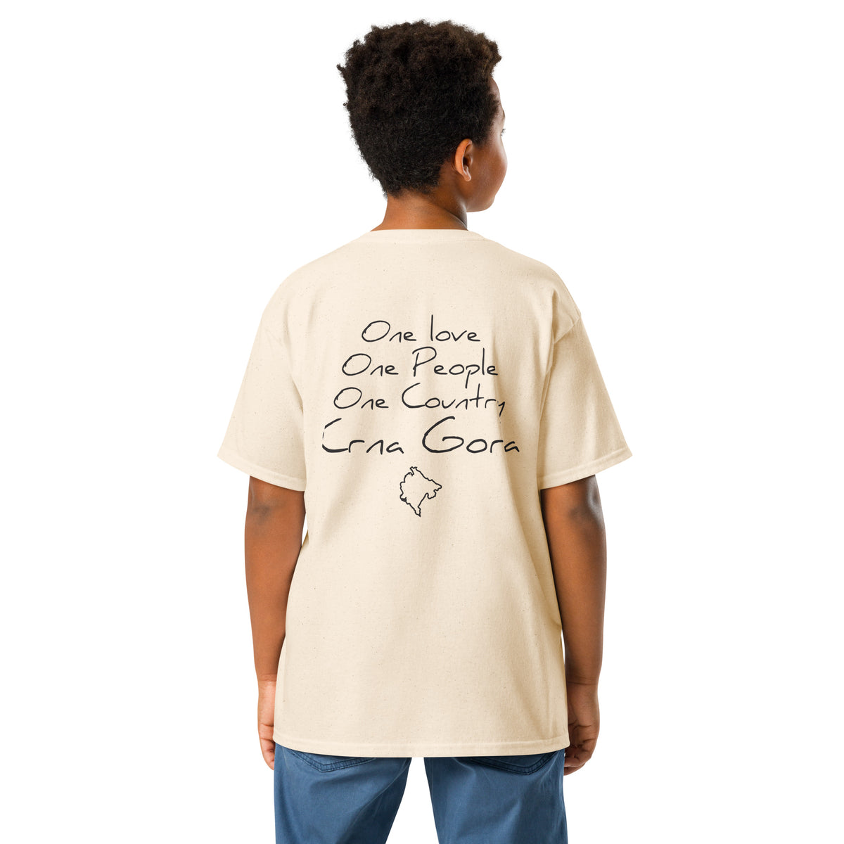 One love Crna Gora Youth classic tee