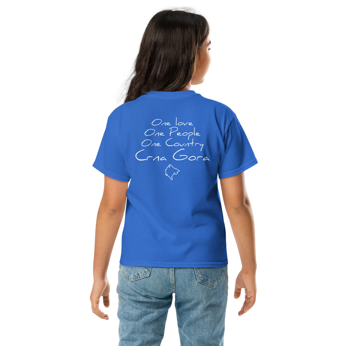 One love Crna Gora Youth classic tee