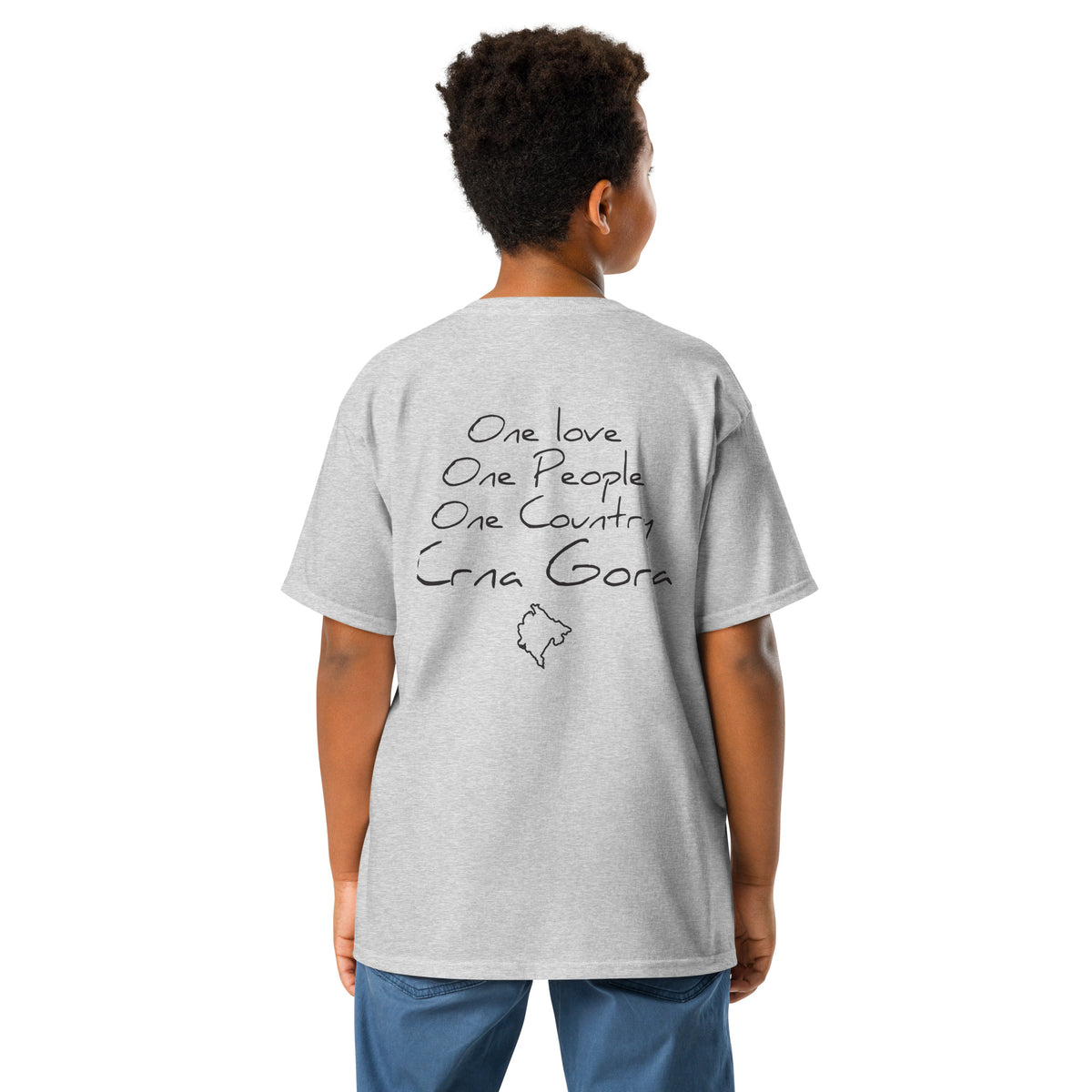 One love Crna Gora Youth classic tee