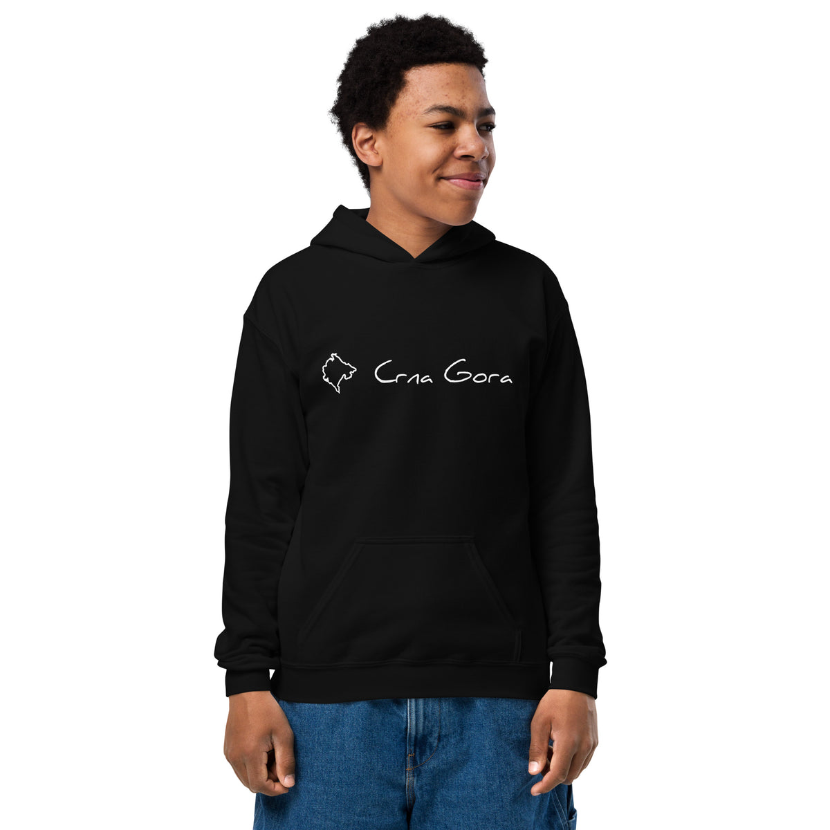 One love Crna Gora Youth heavy blend hoodie