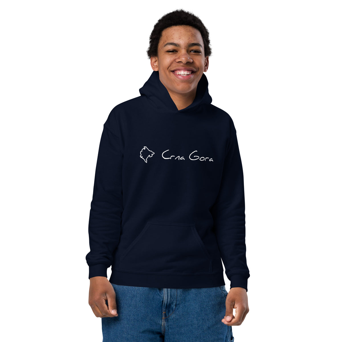 One love Crna Gora Youth heavy blend hoodie